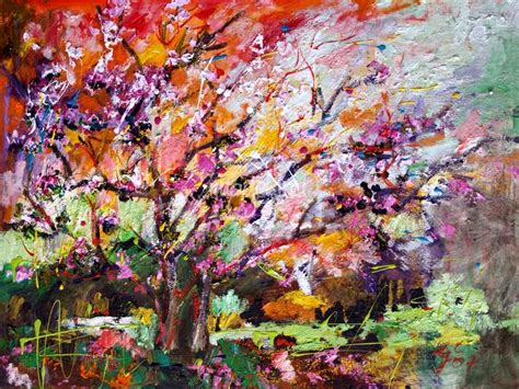 Abstract Tree Painting At Explore Collection Of