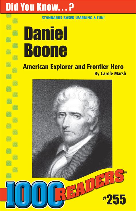 Gallopade International Daniel Boone American Explorer And Frontier Hero