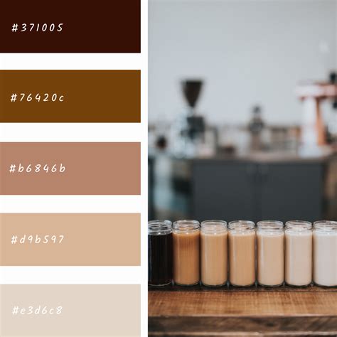 The Best Colour For Coffee Shop Menu Идеальные цвета для меню кофейни