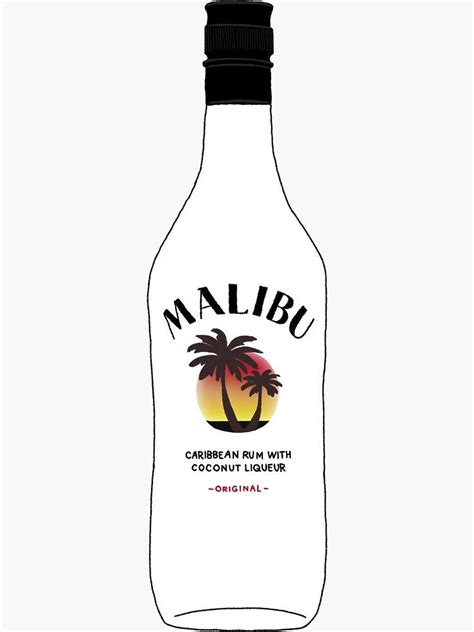 Pin By Carrie Leann On Lets Get Crafty ️ Malibu Bottle Bottle
