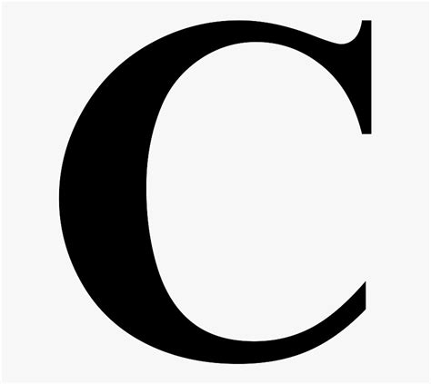 Times New Roman Font Letter C