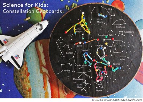 Kids Astronomy Project Constellation Geoboards Babble Dabble Do