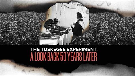 The Tuskegee Experiment 50 Years Later Uncovering The Buried Truth