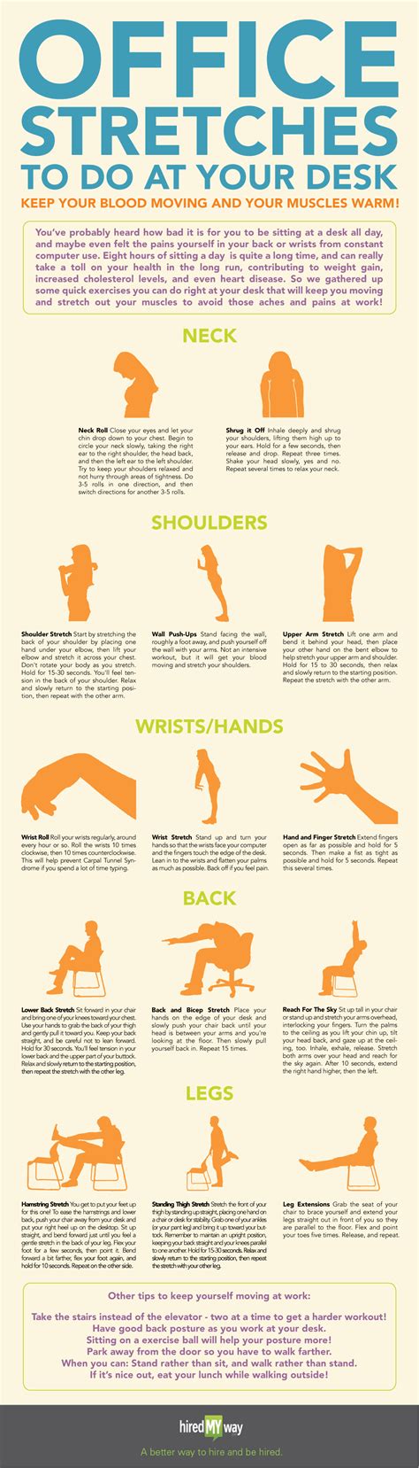 Desk Stretches How To Stretch At Work The Muse
