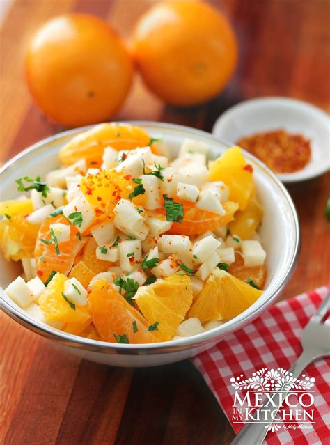 Types of mexican food recipes. Xec, a Jicama and Citrus Salad from Yucatan - Traditional ...