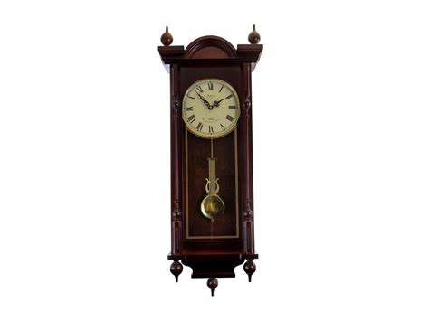Bedford Clock Collection 31 Antique Mahogany Cherry Oak Chiming Wall