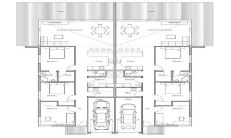 Before reaching the bedrooms, at the lobby there is a small sitting area to serve as family room. Duplex House Plan 3-Bedroom Duplex Floor Plans, plan for ...