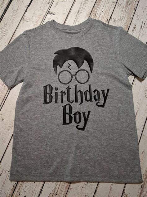 Harry Potter Birthday Shirt Girl Or Boy Etsy