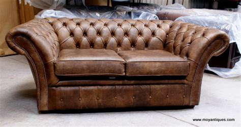 Chesterfield Charlemont 2 Vintage Leather Moy Antiques