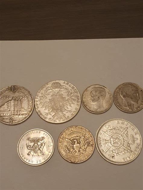 World Lot Various Silver Coins 17801996 7 Pieces Catawiki