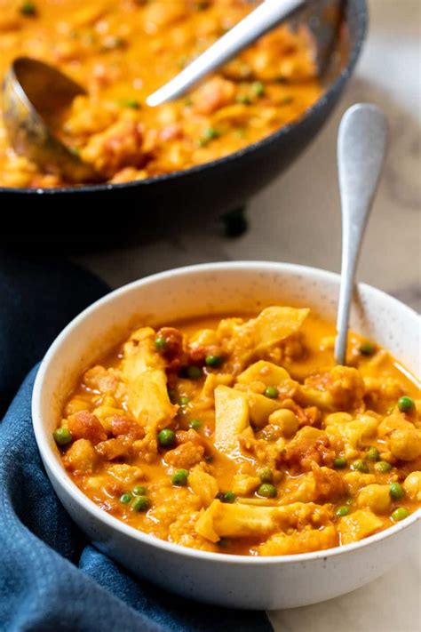 Cauliflower Chickpea Curry Vanilla Bean Cuisine Vegetarian Recipes