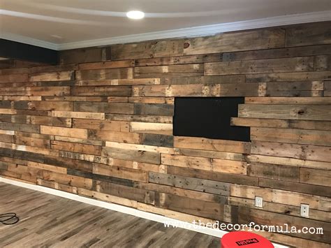 Diy Pallet Walls The Who What Where How Of Our Beautiful Pallet Wall — The Decor Formula