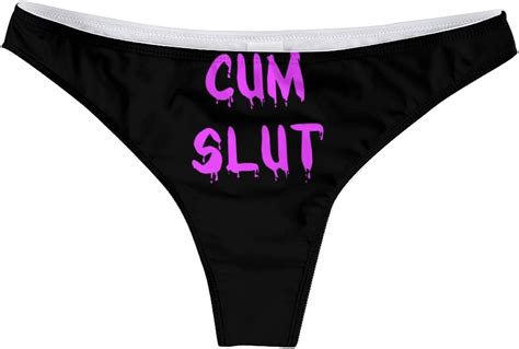 Cum Slut Women S Thongs Underwear Seamless Panties Ts For Wife Girlfriend