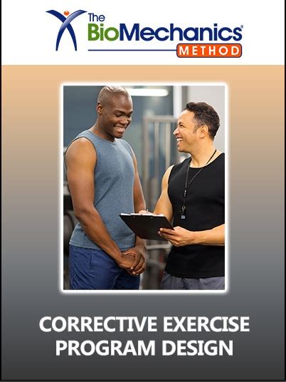 Corrective Exercise Program Design Neta National Exercise Trainers
