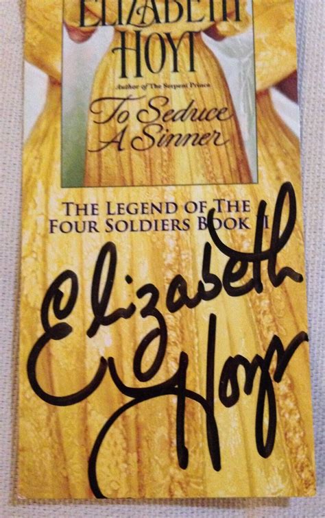 Elizabeth Hoyt To Seduce A Sinner Bookmark Author Signed Ebay