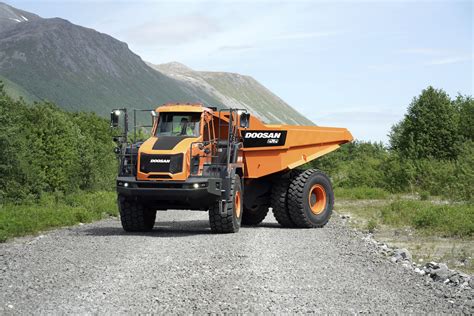 Doosan To Launch 4x4 Version Of Da45 7 Articulated Dump Truck At Bauma