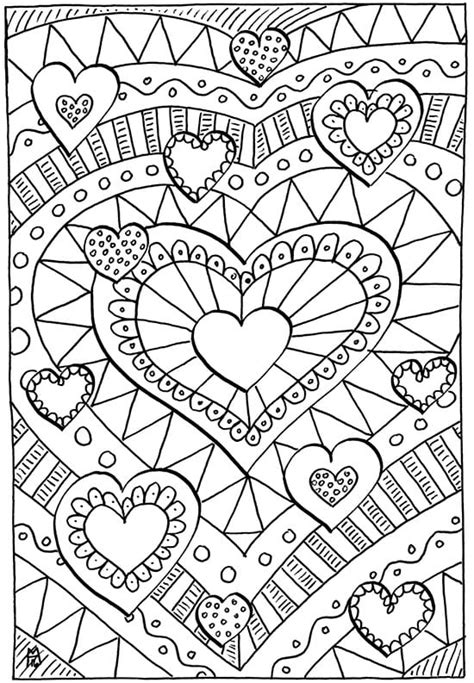 This valentine's day wreath will make a great addition to your valentines decor this february. Valentines Coloring Pages - Happiness is Homemade