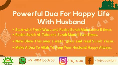 Powerful Dua To Make A Happy Life With Your Husband In 3 Day