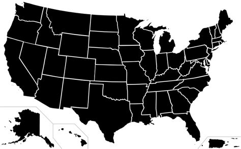 Fileh1n1 Usa Mapsvg Wikimedia Commons Silhouette Projects Svg