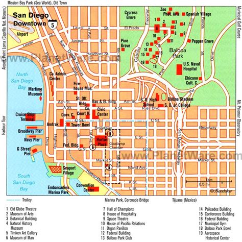 Images And Places Pictures And Info San Diego Map Usa