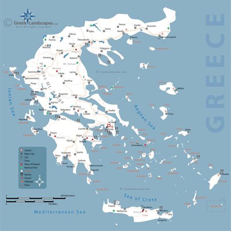 Grecia Sulla Mappa Mappa Della Grecia Europa Del Sud Europa