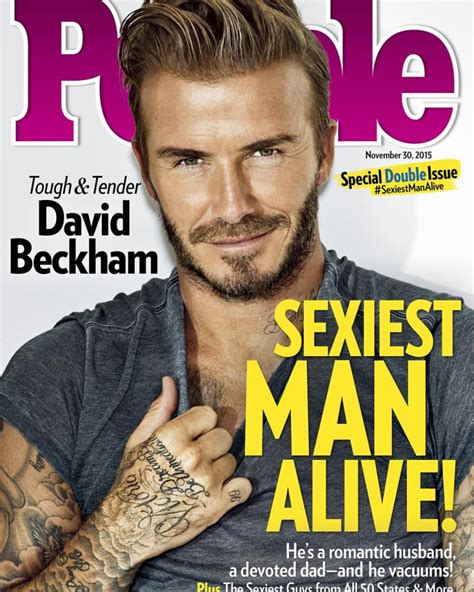 David Beckham Najseksowniejszym żyjącym Mężczyzną Wg Magazynu People [zdjĘcia]