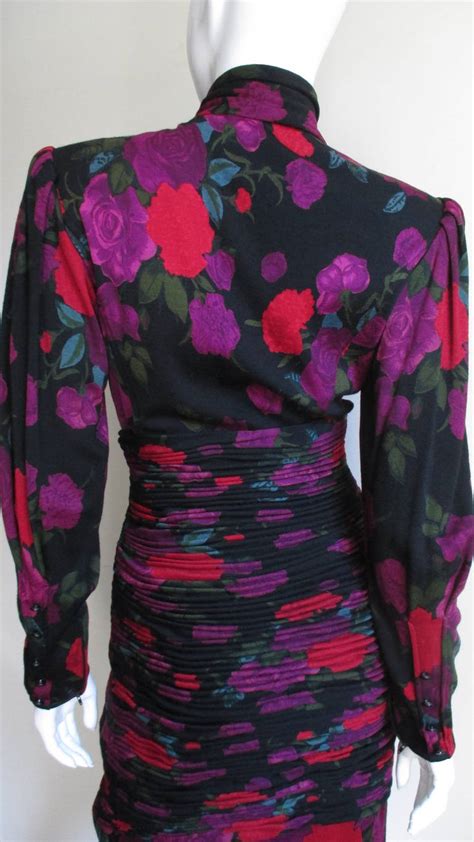 Ungaro Bodycon Dress With Ruching For Sale At 1stdibs