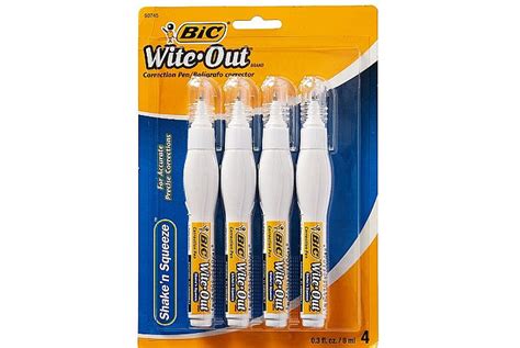 Sowhats Best Correction Tape Vs Correction Fluid Vs White Out Pen