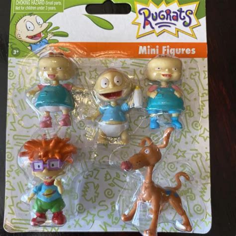 Nickelodeon Rugrats 5 Pack Collectible Mini Figures Tommy Chuckie Phil Lil Spike 1550 Picclick