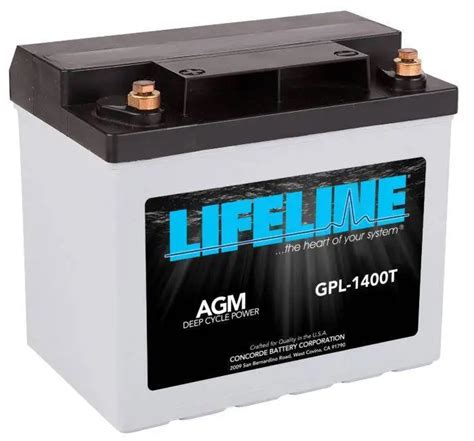 Lifeline Batteries Gpl 1400t Ocean Pearl Ships And Boats Llc
