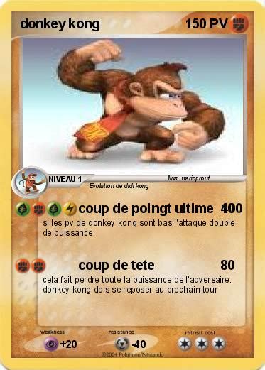 Pokémon Donkey Kong 146 146 Coup De Poingt Ultime 400 Ma Carte Pokémon
