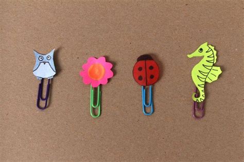 Fun And Easy Kids Craft Diy Paperclip Bookmarks Guide Jam Paper