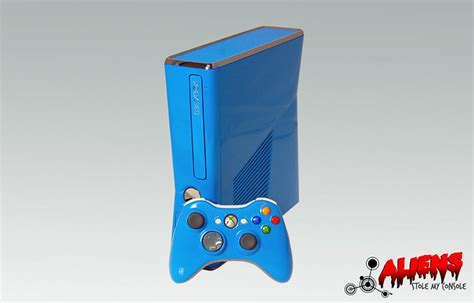 Blue Xbox 360 Slim Flickr Photo Sharing