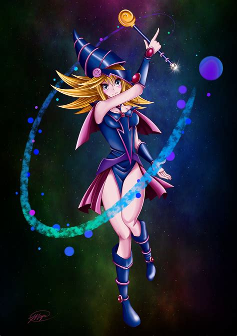 Dark Magician Girl Por Xenoviaaluma77 Dark Magician Cards Digimon