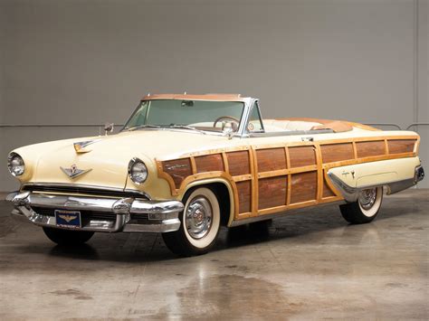 Lincoln Capri Woodie Sportsman Convertible Show Car 1955 Old