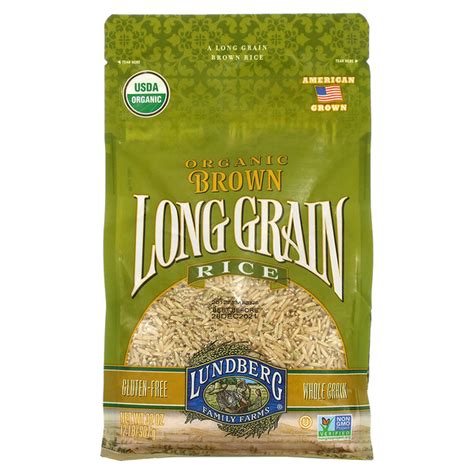Lundberg Organic Brown Long Grain Rice 32 Oz 907 G Iherb