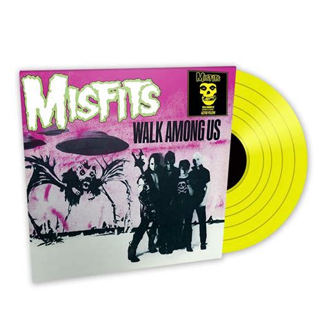 Misfits Walk Among Us Yellow Vinyl Sealed Uk Vinyl Lp —