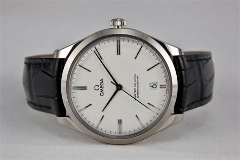 Sold Omega Deville Tresor In 18k White Gold Model 43253402102