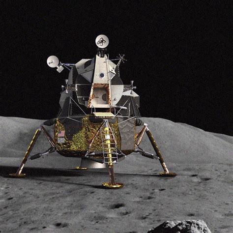 Lunar Module Of Apollo 11 Cgtrader