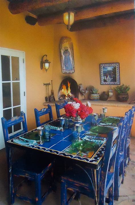 Love This Mexican Home Decor Spanish Decor Mexican Style Dining Room