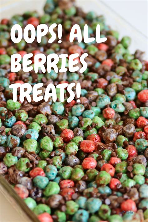 Captain Crunch Bars made with Oops All Berries! | Recipe | Berries recipes, All berries, Rice ...