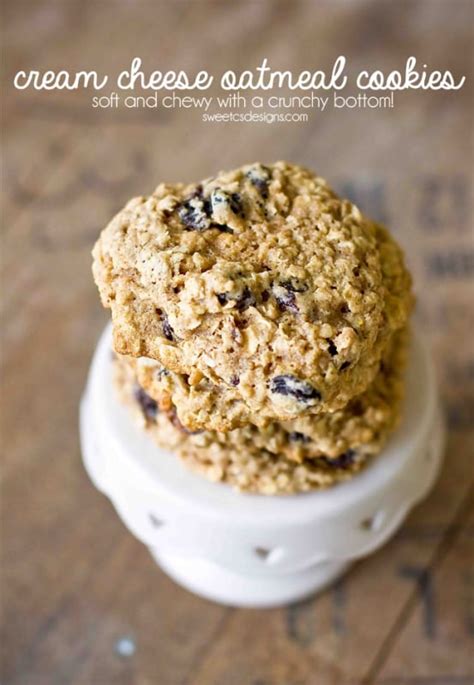 Spray 12 muffin cups with baking spray with flour. Cream Cheese Oatmeal Raisin Cookies - Sweet C's Designs