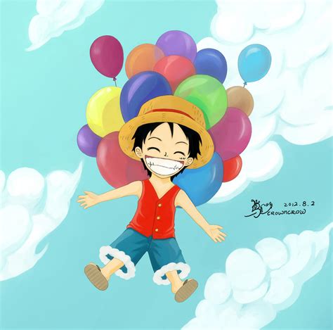 Happy Luffy By Crowncrow0 On Deviantart