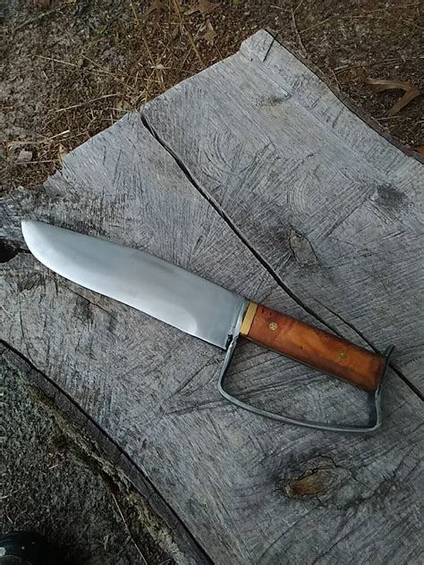 D Guard Bowie Knife Forged In Fire Challenge Knife 5160 Knife