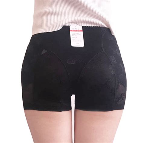sexy women high waist panty push up buttock padded seamless nice bottom panties butt enhancer