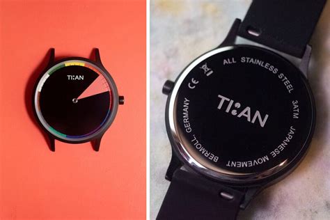 Modern Watch Slices The Dial While Telling Time 123 Design Blog