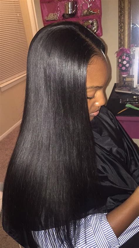 10 Straight Hair Middle Part Sew In Fashion Style