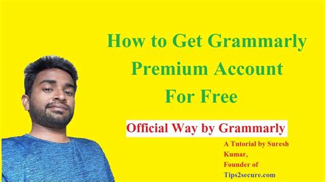 However, in premium, you get 250 to greater advanced grammar. Grammarly Premium Free - An Official Way by Grammarly ...