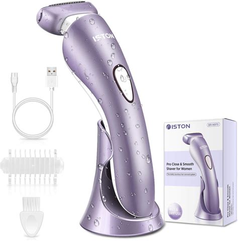 Electric Razor For Women Iston Rechargeable Wet And Dry