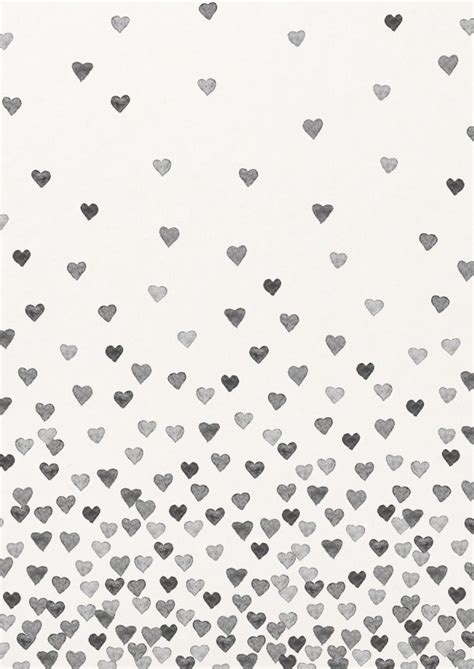 Black Watercolor Hearts Iphone Wallpaper Vintage Iphone Background